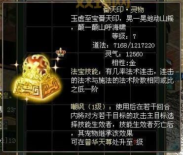 问道法宝封印：提升法宝威力的秘密武器！