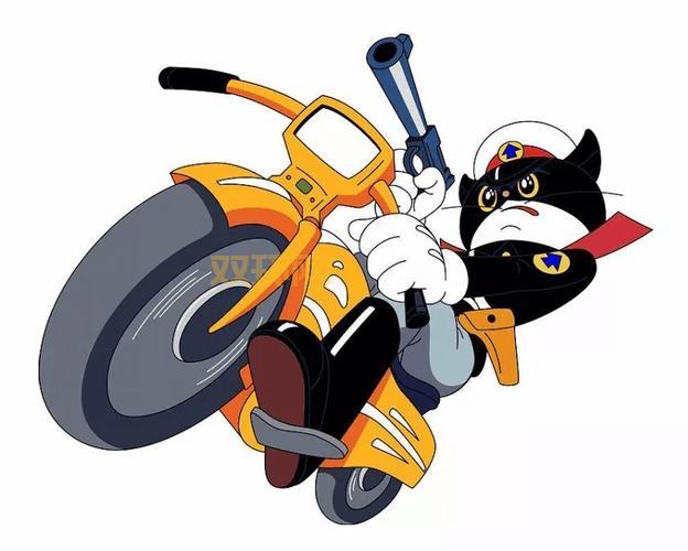 黑猫警长摩托赛：盗版手游引爆童年回忆，警长与反派同场竞技！