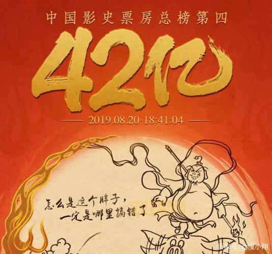 哪吒之魔童降世实时票房突破42亿，逼近复联4