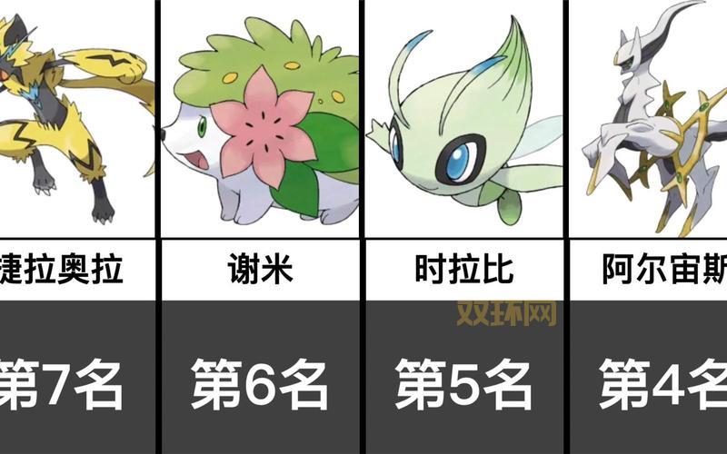 盘点宝可梦游戏前十名,哪一款才是你的最爱?