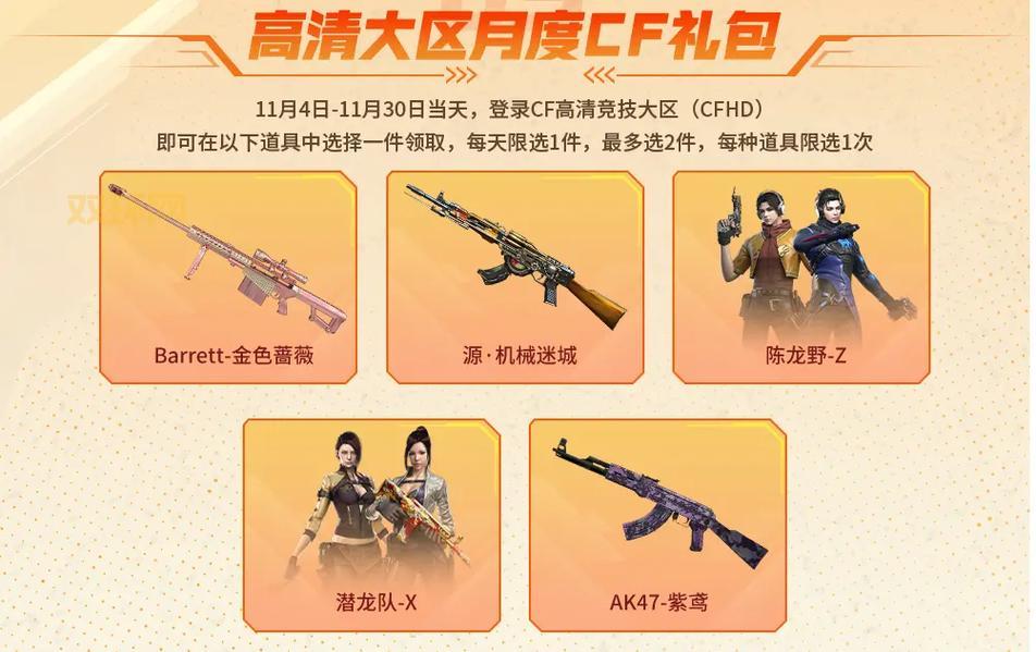 穿越火线传说之路2活动网址更新，奖励福利大升级！