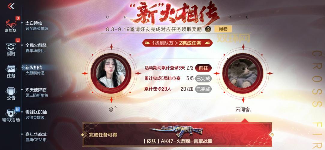 穿越火线传说之路2活动网址更新,奖励福利大升级!