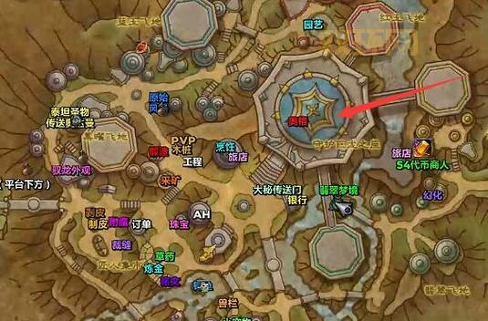 暴风城去锦绣谷传送门怎么走？老玩家教你最简单路线！