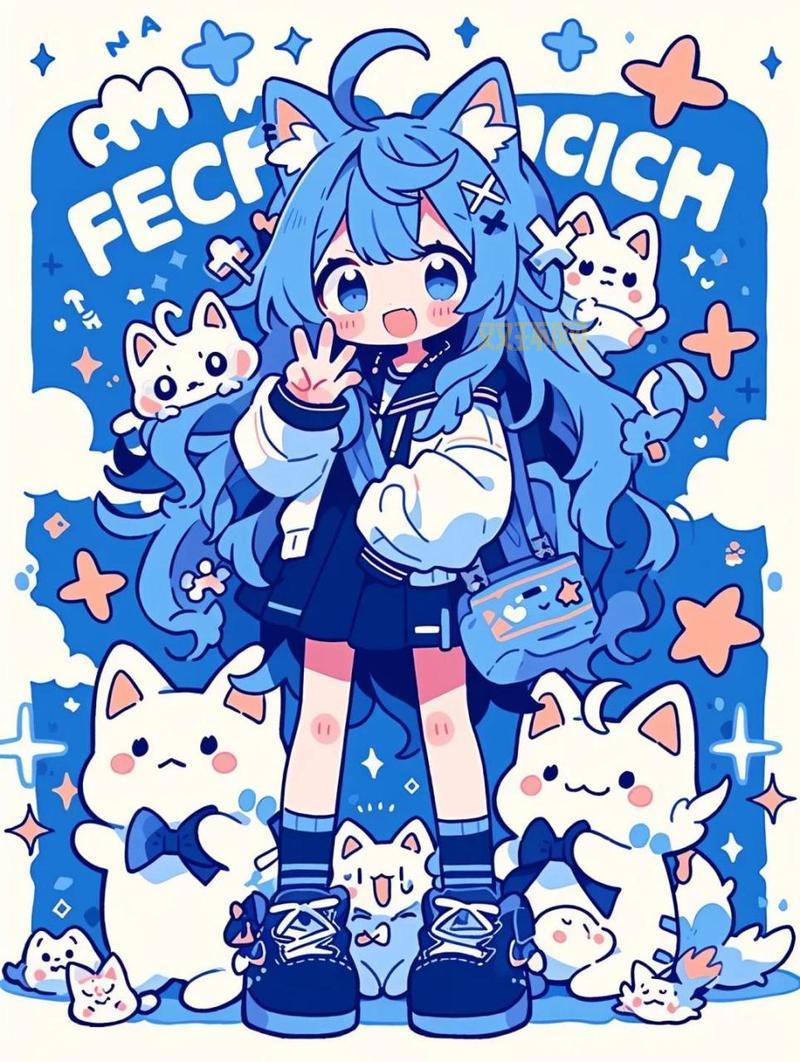 涂鸦女孩怎么配色好看？试试这几个配色方案！