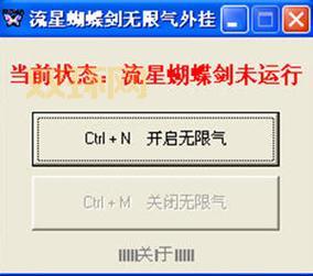 流星蝴蝶剑9.07无限气怎么开启?大神教你简单设置方法!