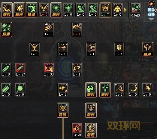 dnf战斗法师85刷图加点