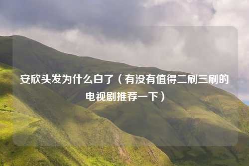安欣头发为什么白了（有没有值得二刷三刷的电视剧推荐一下）