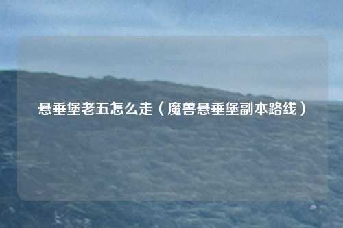 悬垂堡老五怎么走（魔兽悬垂堡副本路线）