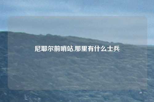 尼耶尔前哨站,那里有什么士兵