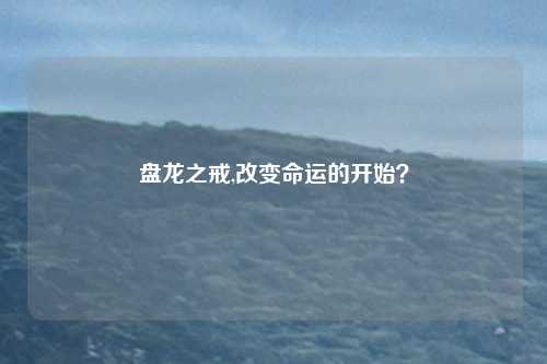 盘龙之戒,改变命运的开始？