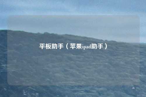 平板助手（苹果ipad助手）
