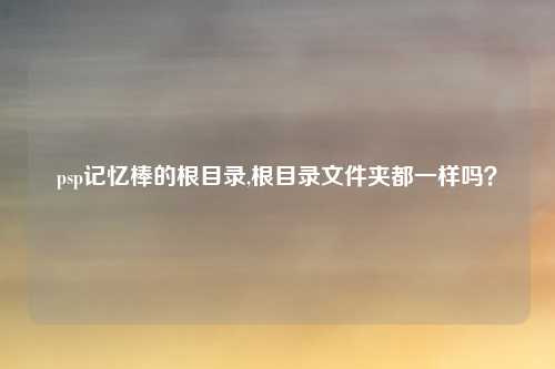 psp记忆棒的根目录,根目录文件夹都一样吗？