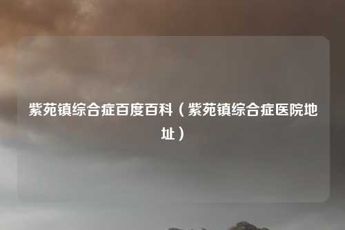 紫苑镇综合症百度百科(紫苑镇综合症医院地址)