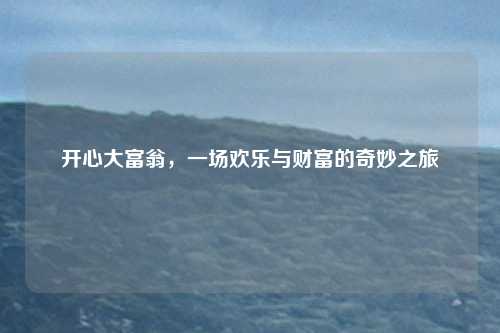 开心大富翁，一场欢乐与财富的奇妙之旅