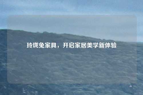 玲珑兔家具,开启家居美学新体验