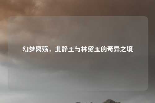 幻梦离殇,北静王与林黛玉的奇异之境
