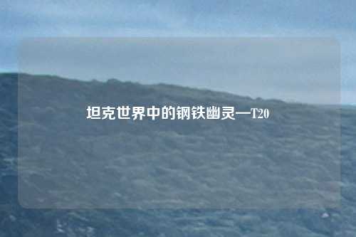 坦克世界中的钢铁幽灵—T20