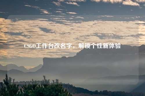 CSGO工作台改名字,解锁个性新体验