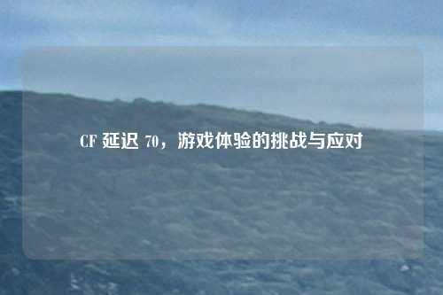 CF 延迟 70,游戏体验的挑战与应对