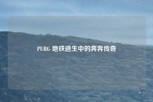 PUBG 地铁逃生中的奔奔传奇